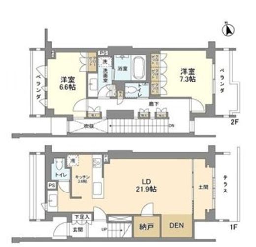 瀬田の杜ガーデン&テラス C4 間取り図