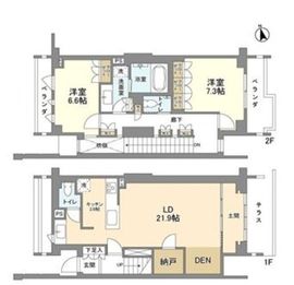 瀬田の杜ガーデン&テラス C4 間取り図