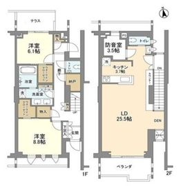 瀬田の杜ガーデン&テラス B3 間取り図