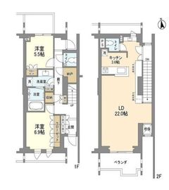 瀬田の杜ガーデン&テラス B5 間取り図