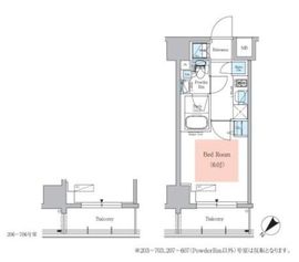 アーバネックス大井仙台坂 306 間取り図