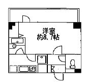 ヒューリックレジデンス参宮橋 803 間取り図