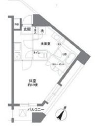 カスタリア大塚2 705 間取り図