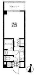 プライマル錦糸町 702 間取り図