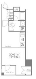 イトーピア池袋メトロポリタン 6階 間取り図