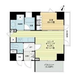 パークハウス二番町 11階 間取り図