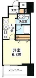 ウェルスクエア神保町 503 間取り図