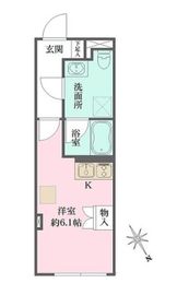 Fika大井町 101 間取り図