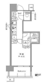 シティハウス御徒町 2階 間取り図