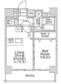 SS.FLAT北品川 1301 間取り図