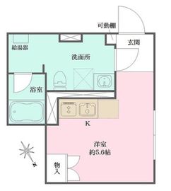 Fika大井町 204 間取り図