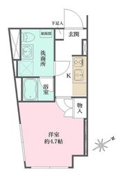 Fika大井町 509 間取り図