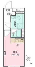 Fika大井町 102 間取り図