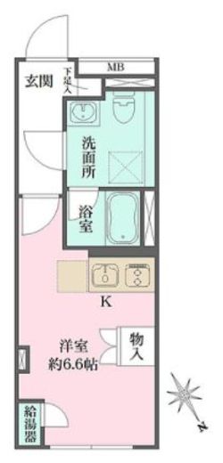 Fika大井町 202 間取り図