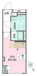 Fika大井町 202 間取り図