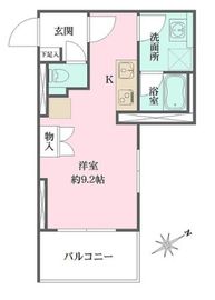 Fika大井町 404 間取り図