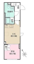 Fika大井町 411 間取り図