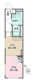 Fika大井町 313 間取り図