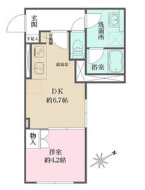 Fika大井町 304 間取り図