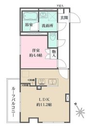 Fika大井町 604 間取り図