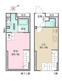 Fika大井町 207 間取り図