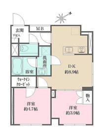 Fika大井町 601 間取り図