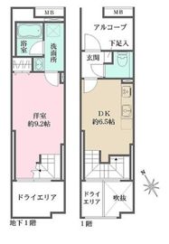 Fika大井町 212 間取り図