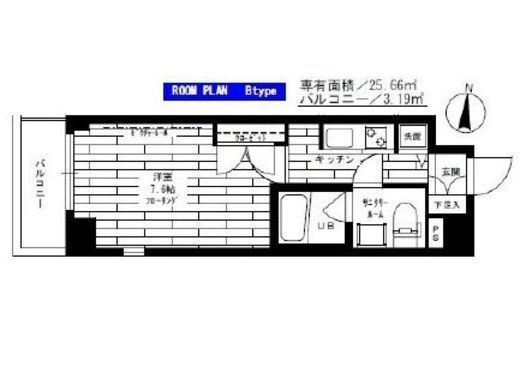 ステージファースト恵比寿二番館 4階 間取り図