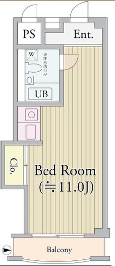 パークグレース新宿 1112 間取り図