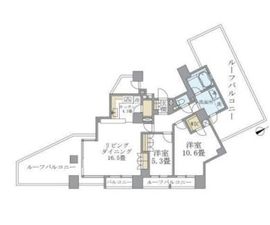 アパートメンツ元麻布内田坂 701 間取り図