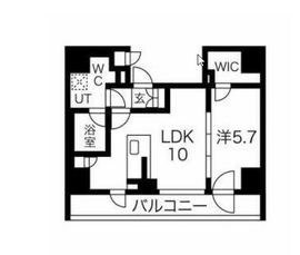 エルフォルテ五反田 12階 間取り図