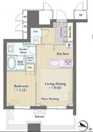 パークコート文京小石川ザ・タワー 11階 間取り図