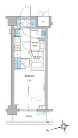 ブラウ大森 205 間取り図