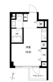 JMFレジデンス世田谷三宿 205 間取り図