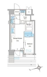 ブラウ大森 603 間取り図