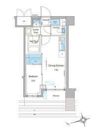 ブラウ大森 602 間取り図