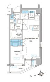 ブラウ大森 306 間取り図