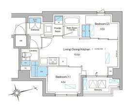 ブラウ大森 508 間取り図