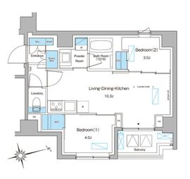 ブラウ大森 105 間取り図