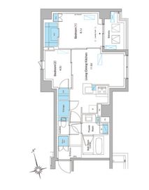 ブラウ大森 606 間取り図