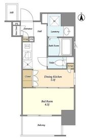 ORME COURT NIPPORI EAST 604 間取り図