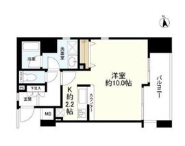 シーダム目黒 7階 間取り図