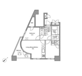 レジディア文京千石2 1101 間取り図
