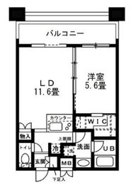 レジディア錦糸町 1204 間取り図