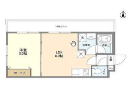 ブランドール都立大 203 間取り図