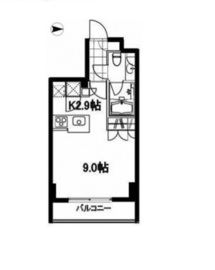 フレンシア麻布十番サウス 802 間取り図