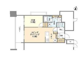 パークコート文京小石川ザ・タワー 23階 間取り図