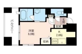 サライ南麻布 701 間取り図
