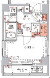 ハーモニーレジデンス浅草 7階 間取り図