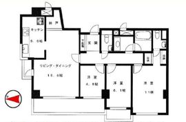 仙台坂オークヒルズ 502 間取り図